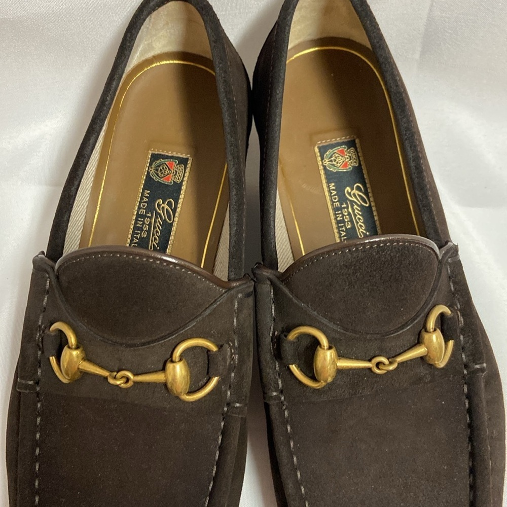 Gucci Men’s Horsebit 1953 Loafer Dark Brown Size 8 UK 9 US - Picture 9 of 10